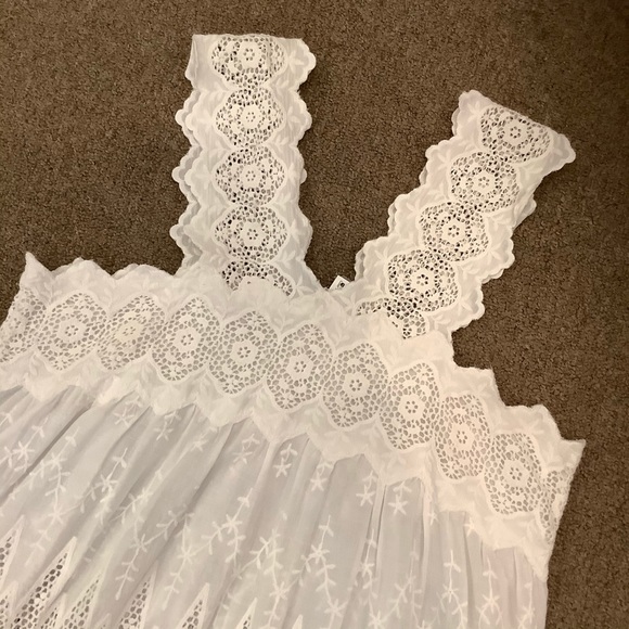 Ulla Johnson White Lace Cotton Blouse - Picture 8 of 11